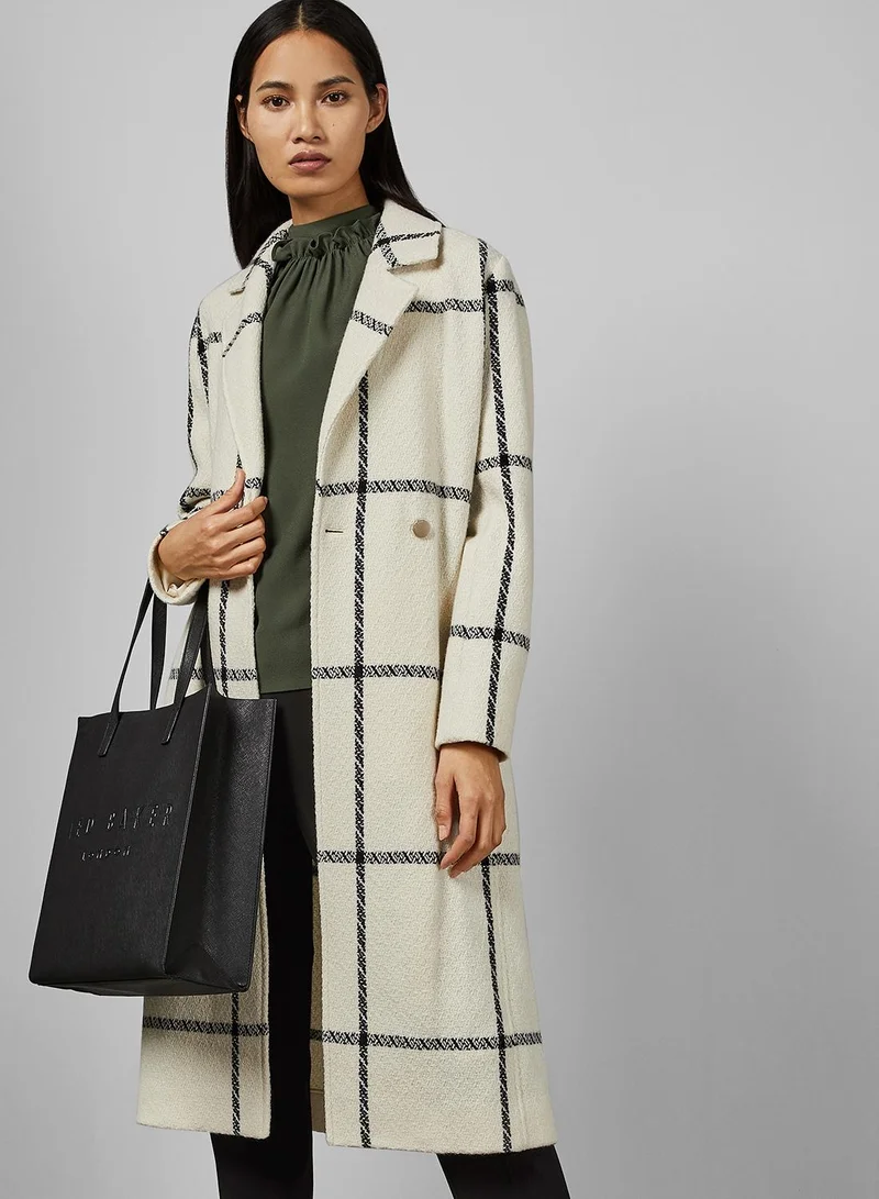 Ted Baker Soocon Crosshatch Large Tote Bag